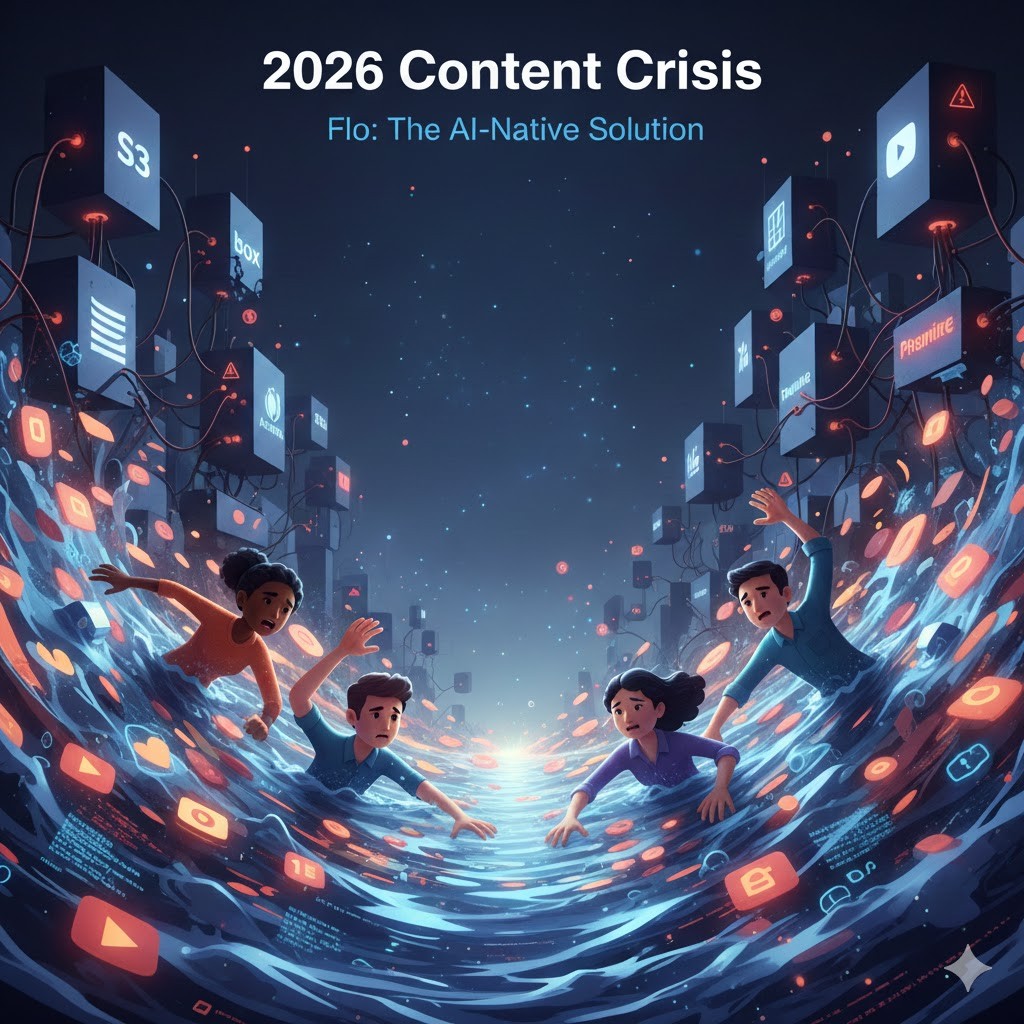 The Content Crisis - content overload visualization